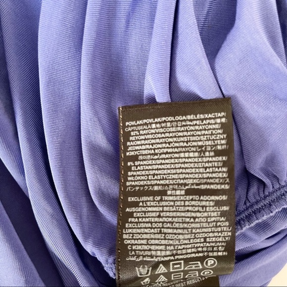 Guess One Shoulder Purple Top - Picture 6 of 8